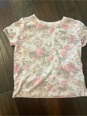 Girls' love shack fancy x Gap Tee - Pink & Cream